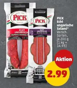 PENNY PICK Echt ungarische Salami Angebot