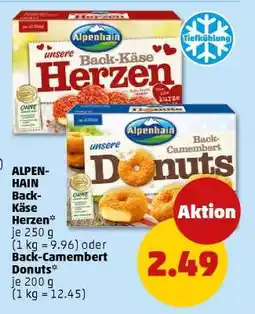PENNY Alpenhain Back-Käse Herzen Angebot