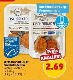 PENNY SEEMANNS DELIKAT Fischfrikadellen Angebot