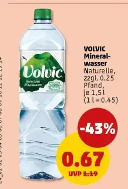 PENNY VOLVIC Mineralwasser Angebot