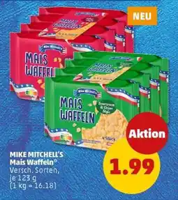 PENNY MIKE MITCHELL'S Mais Waffeln Angebot