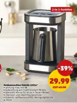 PENNY Mokkamachine MALIKA 18916 Angebot