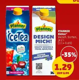 PENNY Pfanner Eistee Angebot