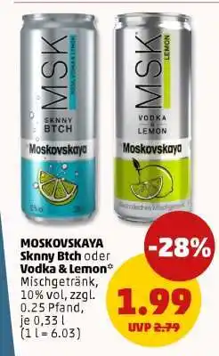 PENNY MOSKOVSKAYA Sknny Btch oder Vodka & Lemon Angebot