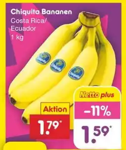 Netto Marken-Discount Chiquita Bananen Angebot