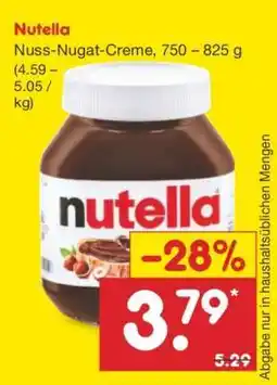 Netto Marken-Discount nutella Angebot