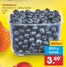 Netto Marken-Discount Heidelbeeren Angebot