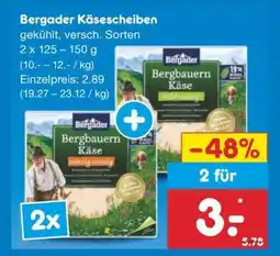 Netto Marken-Discount Bergader Käsescheiben Angebot