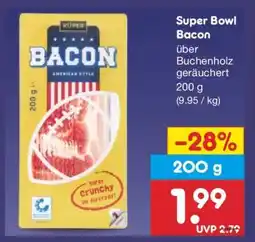 Netto Marken-Discount Super Bowl Bacon Angebot