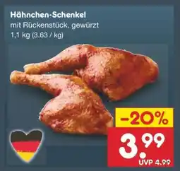 Netto Marken-Discount Hähnchen- schenkel Angebot