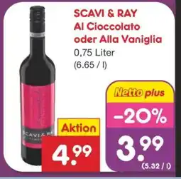 Netto Marken-Discount SCAVI & RAY Al Cioccolato oder Alla Vaniglia Angebot