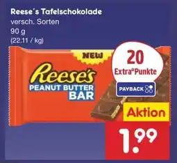 Netto Marken-Discount Reese's Tafelschokolade Angebot