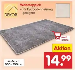 Netto Marken-Discount Wohnteppich Angebot