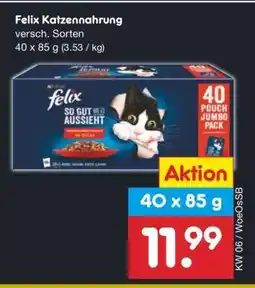 Netto Marken-Discount felix Katzennahrung Angebot
