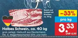 Netto Marken-Discount Halbes Schwein, ca. 40 kg Angebot