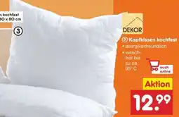 Netto Marken-Discount Kopfkissen kochfest Angebot