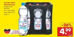 Netto Marken-Discount Ensinger Sport Mineralwasser Angebot