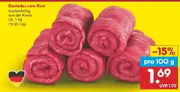 Netto Marken-Discount Rouladen vom Rind Angebot