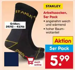 Netto Marken-Discount Arbeitssocken, 5er Pack Angebot