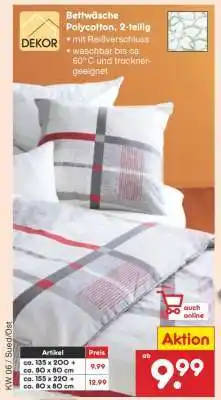 Netto Marken-Discount Bettwäsche Polycotton, 2-teilig Angebot