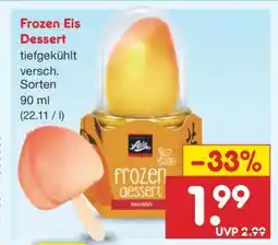Netto Marken-Discount Frozen Eis Dessert Angebot