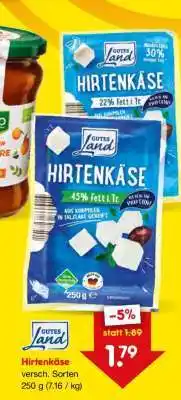 Netto Marken-Discount Hirtenkäse Angebot