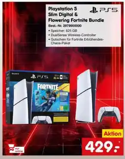 Netto Marken-Discount Playstation 5 Slim Digital & Flowering Fortnite Bundle Angebot