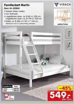 Netto Marken-Discount Familienbett Martin Angebot
