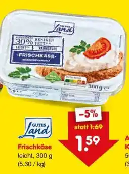 Netto Marken-Discount GUTES Land Frischkäse Angebot