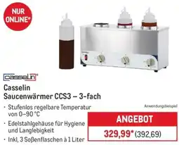 METRO Casselin Saucenwärmer CCS3 - 3-fach Angebot
