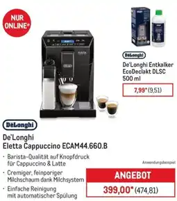 METRO DeLonghi Eletta Cappuccino ECAM44.660.B Angebot