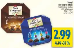 diska Trumpf Edle Tropfen in Nuss Angebot