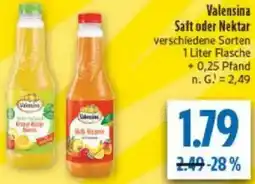 diska Valensina Saft oder Nektar Angebot