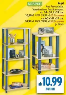 diska KESPER Regal Angebot