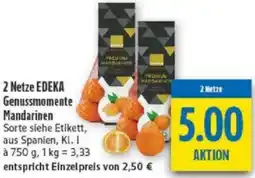 diska 2 Netze EDEKA Genussmomente Mandarinen Angebot