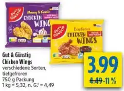 diska Gut & Günstig Chicken Wings Angebot