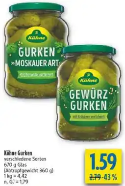 diska Kühne Gurken Angebot