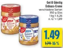 diska Gut & Günstig Erdnuss-Creme Angebot