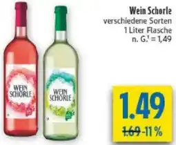 diska Wein Schorle Angebot