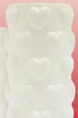 Woolworth Vase mit Herzen Angebot