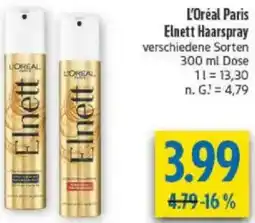 diska L'Oréal Paris Elnett Haarspray Angebot