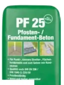 OBI Pfosten- und Fundamentbeton PF25 Angebot