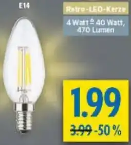 diska Retro-LED-Kerze Angebot