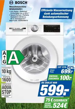 Expert BOSCH Waschmaschine WGG256Z91 Angebot
