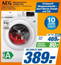 Expert AEG Waschmaschine L6FBA51480 Angebot