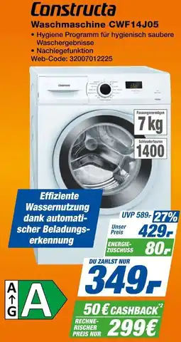 Expert Constructa Waschmaschine CWF14J05 Angebot