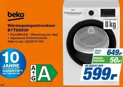 Expert beko Wärmepumpentrockner B7T88209 Angebot