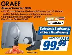 Expert GRAEF Allesschneider G59 Angebot