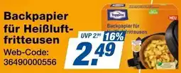 Expert Toppits Backpapier für Heißluftfritteusen Angebot