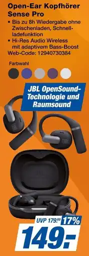 Expert JBL Open-Ear Kopfhörer Sense Pro Angebot